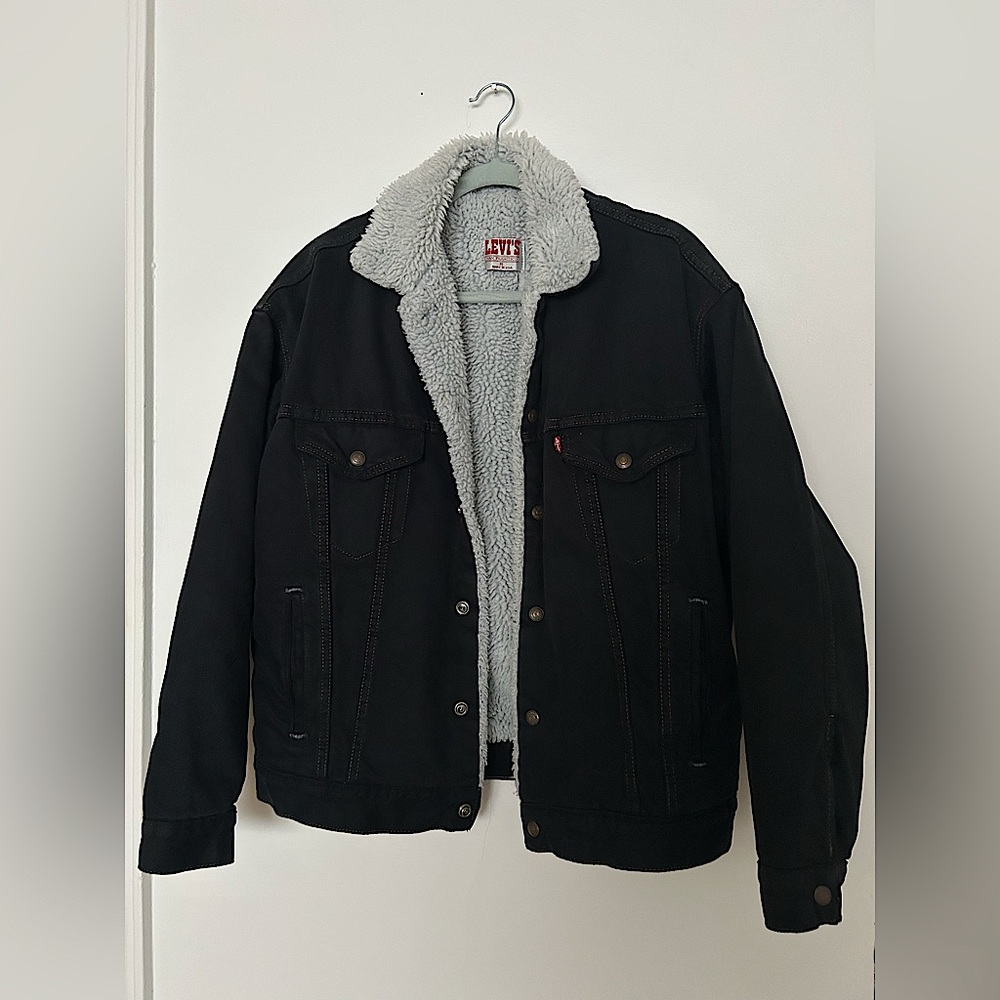 Levis Oversized Sherpa Jean Jacket